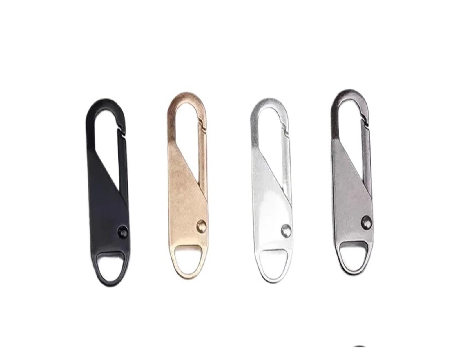 4/8 tiradores de cremallera desmontables multicolor de repuesto para vaqueros, mochilas, bolsos, accesorios de costura