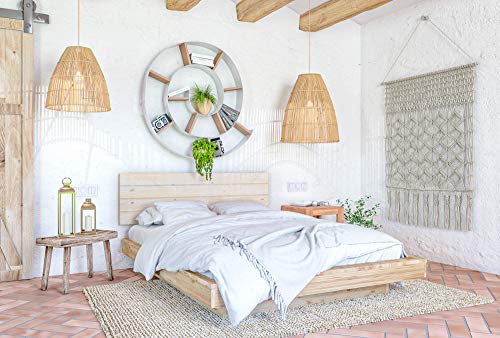 LUFE Testa 4 testiera da Parete 145x4x44 cm