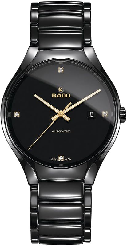 Rado - True Round Open Heart - Unisex Automatic Swiss Watch - 40mm Black Dial - Black High-Tech Ceramic Bracelet - R27056712