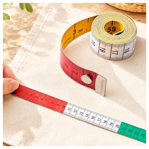 Fabric Tape Measure Body Measuring Tape, Soft Fabric Measuring Tape for Sewing Cloth & Body Measurement Nursing Craft, Vinyl Measurement Craft Supplies, 60 Inches