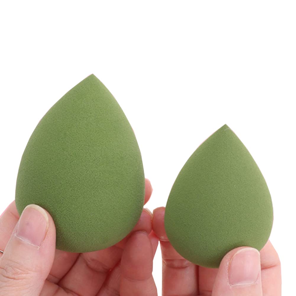 Beauty Sponge Blender for Makeup, Latex Free, Multicolor and Different Shapes, 5 Pcs for Both Dry and Wet Use, With 1 Sponge Holder, H-Times