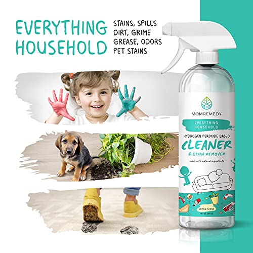 Momremedy Hydrogen Peroxide All Purpose Cleaning Spray | Multipurpose Home Cleaner | Fabric And Laundry Stain Remover | All Surface Kitchen And Bathroom | Non-Toxic | Single Pack #TOP5