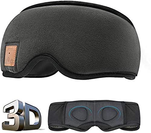 ANTSIR Sleep Headphones Máscara de dormir Bluetooth, 3D Sleep Eye Mask com alto-falantes de esponja