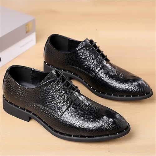 Comfortable Mens Oxford Lace Up Leather Shoes for Business Walking Casual and Formal Events2
