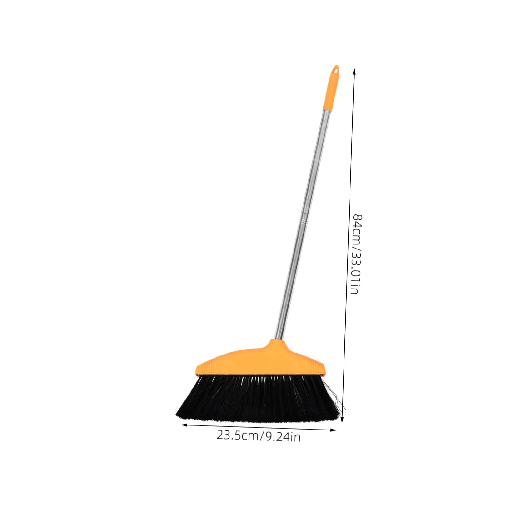 BUTIFULSIC Wide Angle Broom with Long Handle Soft Bristle Courtyard Sweeping Brush for Indoor Outdoor Cleaning Heavy Duty Broom for Lawn Patio Garage Floors