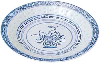 景徳鎮製　中華食器セット　花柄　ホタル陶器 Amazon.co.jp: 景徳鎮 中華食器 ホタル陶器（花） 丸深皿 8インチ