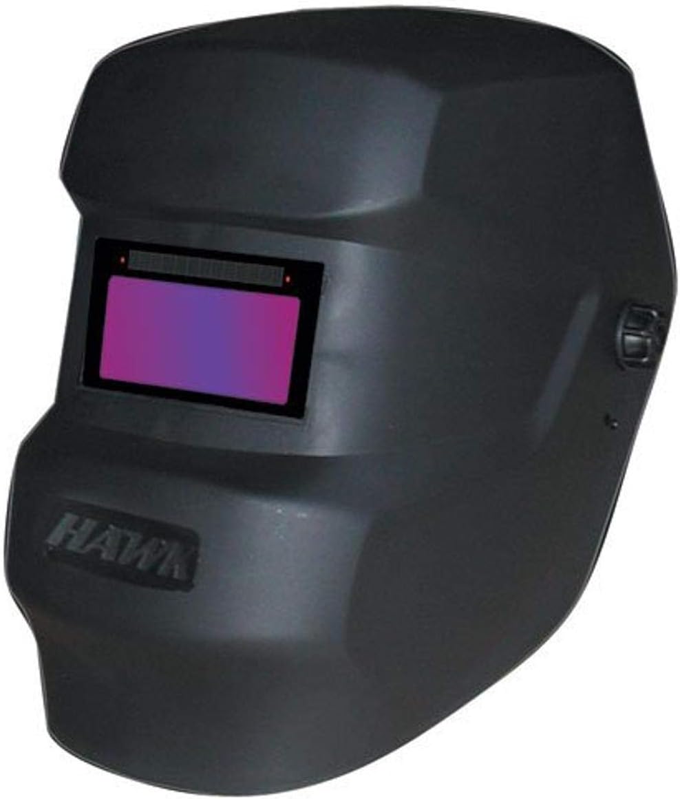 ArcOne S240-10-0300 Single Shade Black Hawk Welding Helmet 2 x 4" with Fixed Front