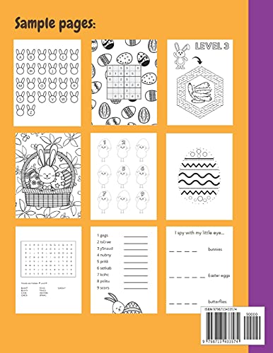 Easter Activity and Coloring Book for kids | ages 6-12: Includes Mazes, Sudoku, Word Search, Drawing, Coloring and more! image 4