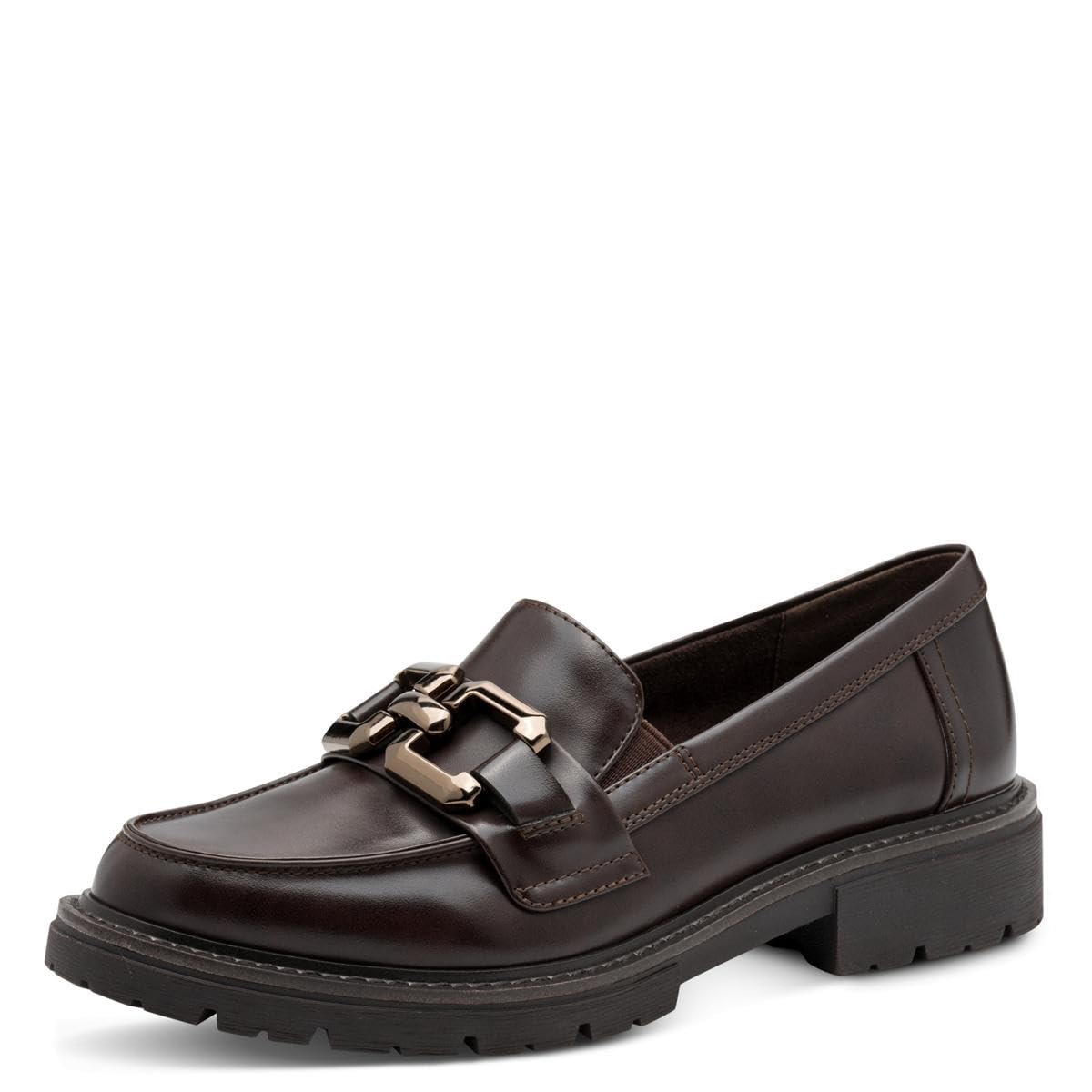 Jana Women’s Loafers Flat Elegant Vegan, Mocca, 6,5 UK