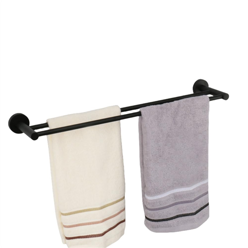 Matériel de salle de bain noir mat en acier 304 au design minimaliste et durable