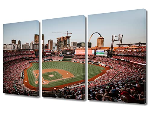 Art mural sur toile terrain de baseball tableau prêt à suspendre pour mur vide