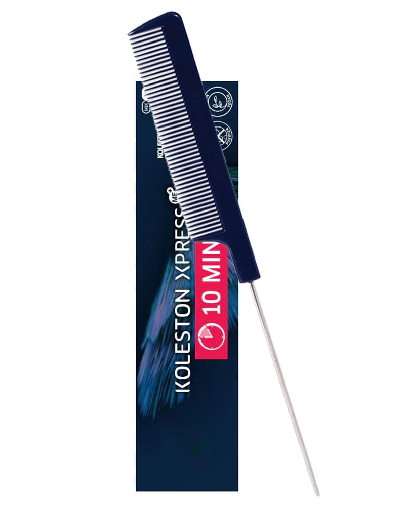 Koleston Xpress ME+ 8/-8/N Hair Color | Koleston Perfect ME+ Permanent Creme Hair Dye 2oz and M Hair Designs Tail Comb (Bundle)