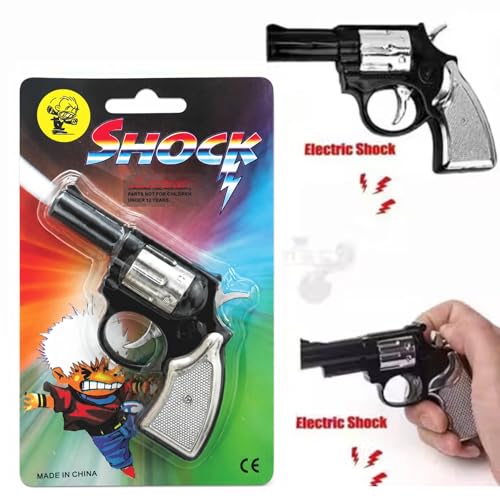 Image of SHAKTISM Electric Shocking Prank Toy - Funny Shock Gag for April Fool, Magic Trick Joke Toy, Novelty Gift for Friends, Party Trick Toy for Kids & Adults (Shocking Gun)