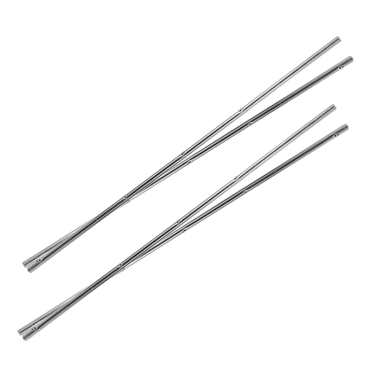 VICASKY 4pcs Metal Rods for Table Soccer Machine Durable Foosball Table Parts with Easy No Tool Assembly Portable Design Compatible with Various for Game Rooms