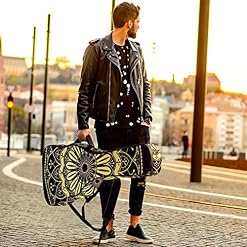 Housse de transport étanche pour guitare avec bandoulière réglable Motif mandala floral géométrique, Multicolore 01., 42… - Les Beatles, Paul McCartney, John Lennon, RIngo Starr, George Harrison Housse de transport étanche pour guitare avec bandoulière réglable Motif mandala floral géométrique, Multicolore 01., 42… – Image 6