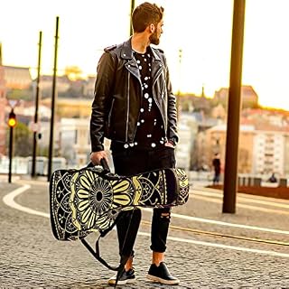 Housse de transport étanche pour guitare avec bandoulière réglable Motif mandala floral géométrique, Multicolore 01., 42… - Les Beatles, Paul McCartney, John Lennon, RIngo Starr, George Harrison Housse de transport étanche pour guitare avec bandoulière réglable Motif mandala floral géométrique, Multicolore 01., 42… – Image 6