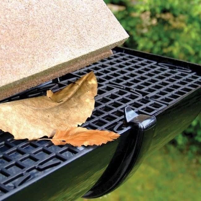 5m Gutter Mesh Roof Guttering Guard Cover To Stop Leaf & Debris Clogs