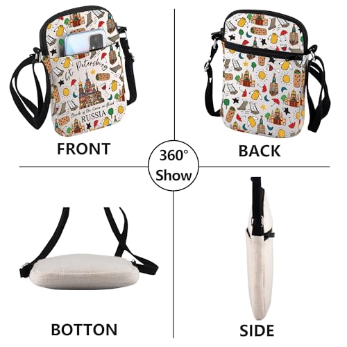 Saint Petersburg Crossbody Bag Russian Landmark Gift St Petersburg Souvenir Gift St Pete FL Birthday Gift European Travel4