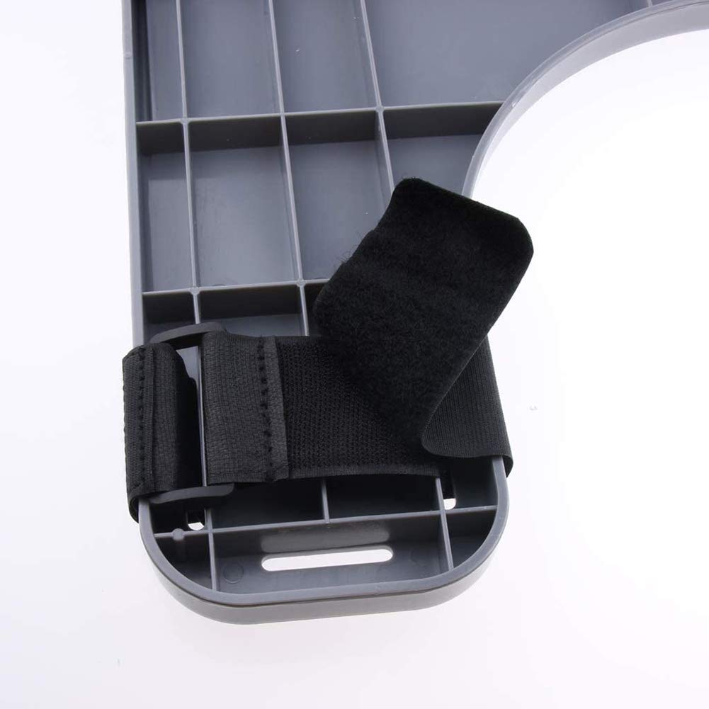 ArinkO Tavolino Universale per Sedia a rotelle con portabicchieri - Grigio, Ideale per Persone disabili per Leggere, Mangiare, riposare e Fare Artigianato