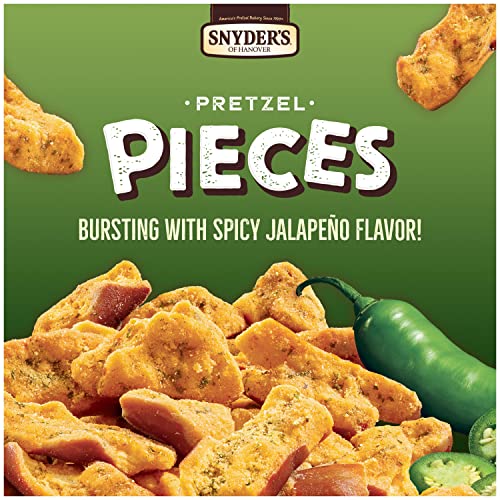 Image of Snyder's of Hanover Pretzel Pieces, Jalapeno, 11.25 Oz (Pack of 12)