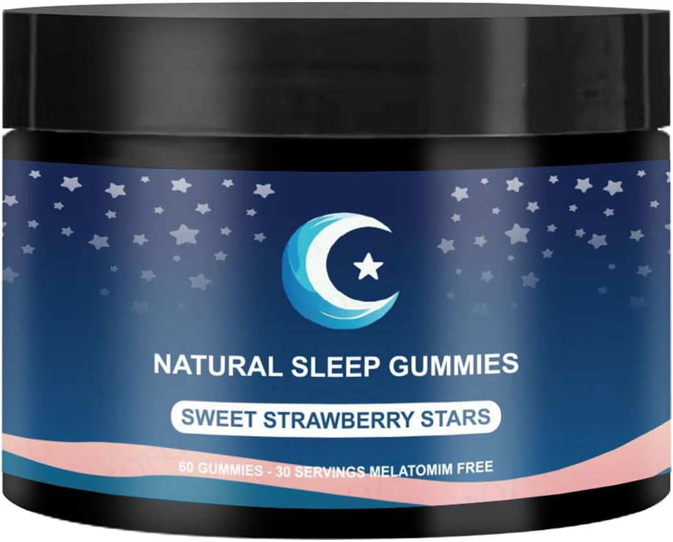 ZAYMAN Melatonin Free Sleep Gummies, Natural Sleep Aid Gummies with L-Theanine, Magnesium Glycinate, Valerian Root, Passionflower - Sugar Free, Strawberry Flavor, Vegan, 60 Count - Image 7