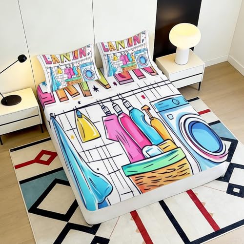 Drap housse microfibre original imprimé 3D, une idée cadeau chambre parfaite - 6