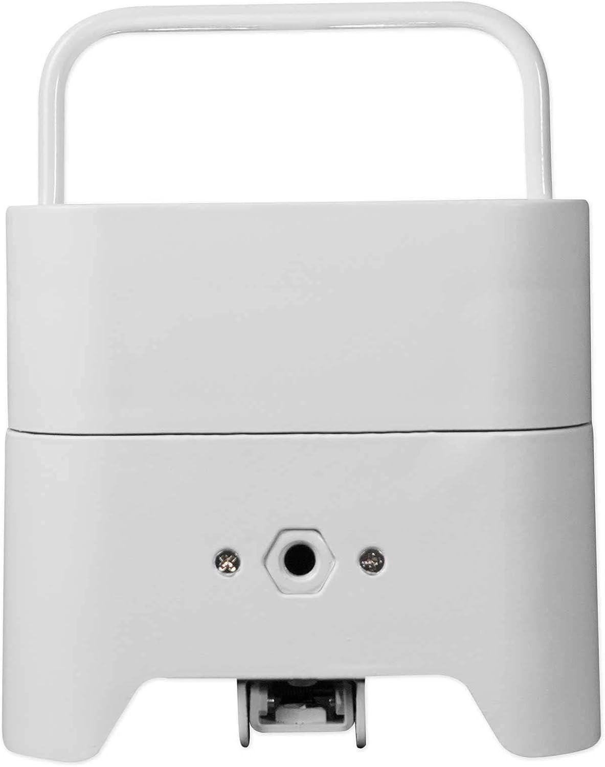 Rockville Best Pack 50 White (8) 24W Battery Wash Lights, Wireless DMX, RGBWA+UV, Charging Case, 8 Remotes, Long-Lasting Battery, for DJs and Event Lighting