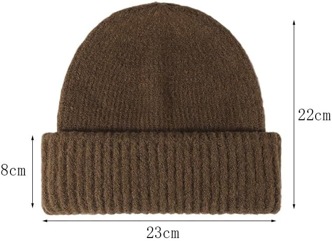 Warm Thick Men's Cold Hat Versatile Knitted Women's Outdoor Hats