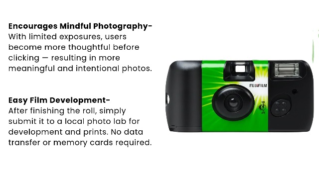 Fujifilm Quicksnap Flash 400 Single-Use Camera With Flash (2 Pack