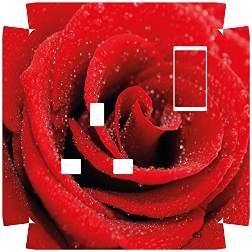 Stika.co Red Rose Socket Outlet Sticker For Crabtree 4304 Single