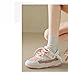 Y2K Walking Cute Sneakers for Women Thick Sole Walking Shoes Flat Platform Chunky Kawaii Style (8.5,Pink,Female,Adult,US_Footwear_Size_System,Adult,Numeric,Medium,Women)