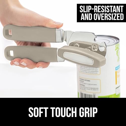 Miniatura 4 de Gorilla Grip Abrelatas manual de mano fuerte y mini manoplas de silicona resistentes al calor tamaño grande perilla de giro juego de 2 guantes de