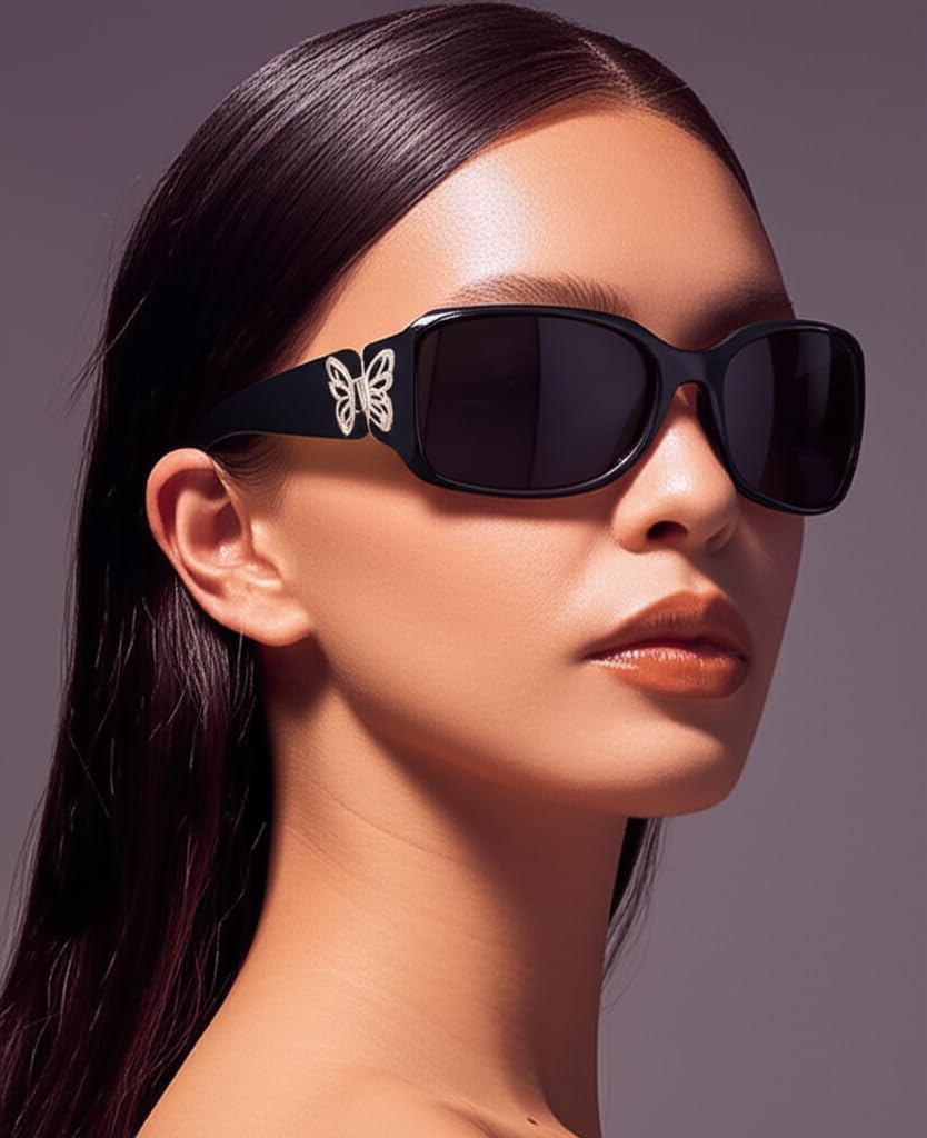 Polarized Sunglasses for Women - Premium Trendy Butterfly Sunglasses - HZ Series Mariposa Designer Fashion Sunglasses - Image 4