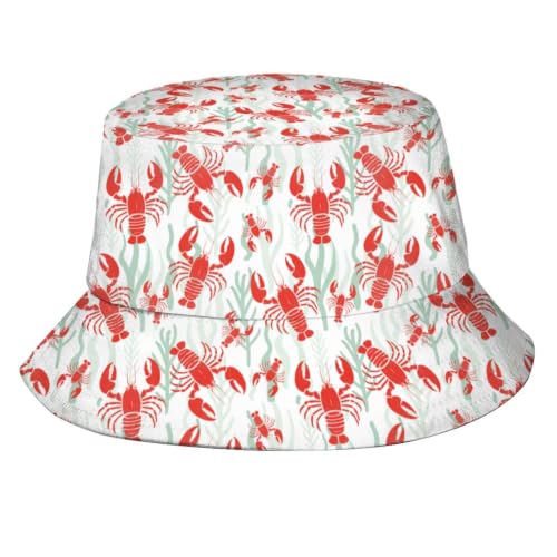 Image of Bucket Hat for Women Men, Fashion Print Outdoor Beach Hat Packable Sun Cap for Travel Hiking