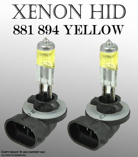881, 862, 886, 894, 896, 898 37.5W Fog Light Xenon HID Stock Yellow Bulbs