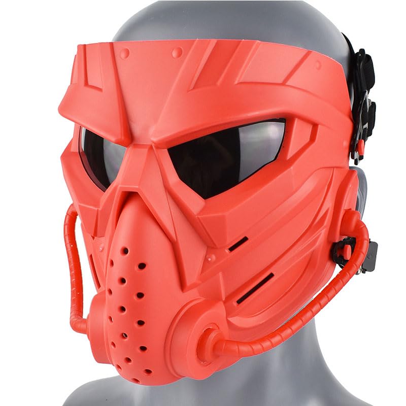 Outdoor Paintball Shooting Face Protection Gear Tactical Halloween Cosplay Horror Alien Mask