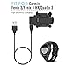 MoKo Garmin Fenix 3 HR Cargador, Sincronización de Datos USB Charging Clip...