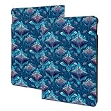 Ajustement parfait pour les modèles de 10,2 pouces : conçu spécifiquement comme un étui de 10,2 pouces compatible avec les étuis iPad, il s'adapte à la coque rétro bleue Manta Ray Print compatible avec l'étui iPad 7e génération, compatible avec l'étui iPad 8e génération et compatible avec l'étui iPad 9e génération. Maîtrise également tous les formats compatibles avec les étuis iPad pour les appareils de 7e, 8e et 9e génération