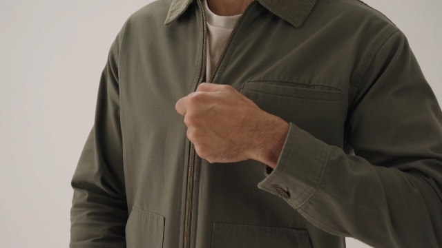 ジャケット・アウター COTTON TWILL COFFEE DYED EASYPANTS JAKET Buy XYXX Men's Canvas Cotton Jacket| Long Sleeves| Solid-Regular