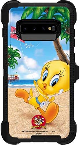Skinit Decal Skin Compatible with OtterBox Defender Galaxy S10 - Officially Licensed Warner Bros Tweety Bird iPod Design