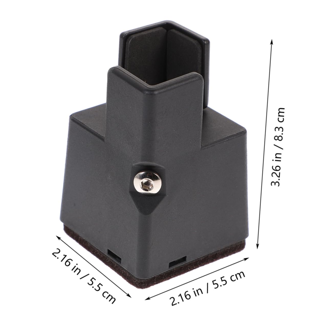 Cabilock 4pcs Adjustable Furniture Risers Height Increase for Beds Sofas and Chairs Heavy Duty Material Nonslip Design Easy Installation Wrench Supports up to Legs