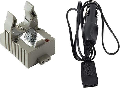 Miniatura 2 de Streamlight Soporte de cargador Strion con cable de carga de coche de 12 V CC, diseñado para su uso con linternas de la serie Strion