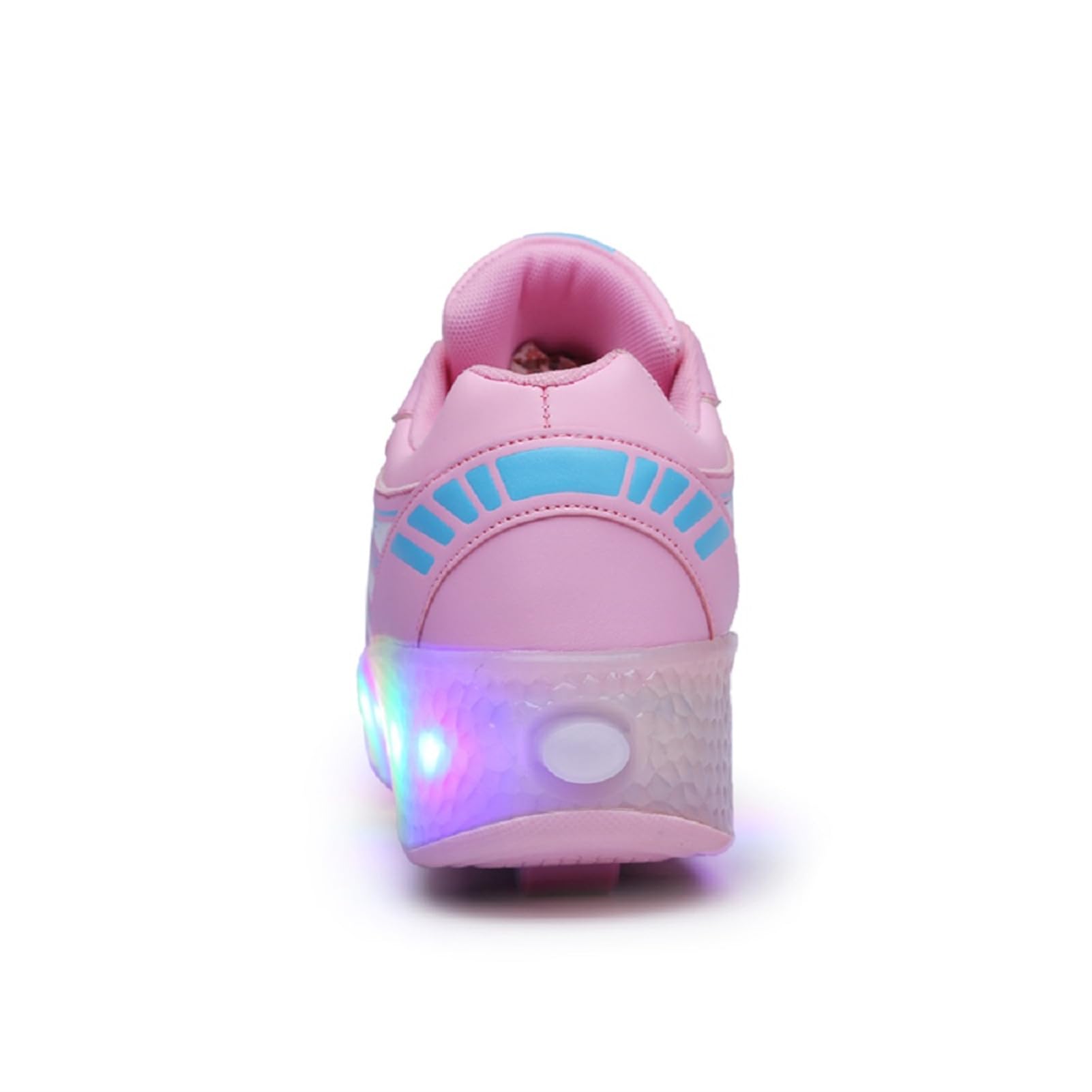 Garçon et Fille LED Lumières Clignotante Patins à roulettes Unique Double Rétractables Roues Rechargeables Skateboarding Shoes Outdoor Sports Gymnastique Sneakers Halloween Noël Cadeaux