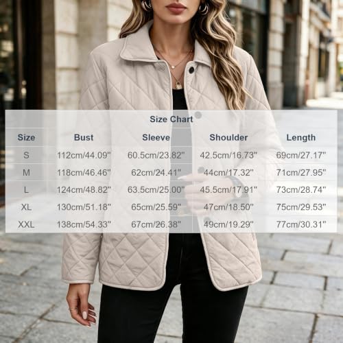 YRAETENM Womens Lightweight Quilted Puffer Jackets Warm Fall Winter Outwear - image 5