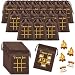 Sotiff 24 Sets Smore Tic Tac Toe Games with Drawstring Bags Marshmallow Party Favors for Summer VBS Goodie Bags Stuffers Classroom Exchange Gifts Carnival Prizes Birthday Favors
