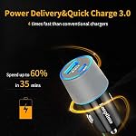 45W Fast USB C Car Charger Adapter with 3.3ft Type C Cable for Google Pixel - Image 2
