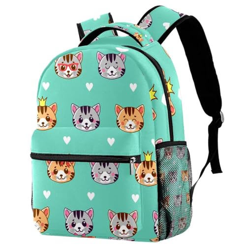 Sac à dos d'école motif chats, le cadeau idéal pour adolescent