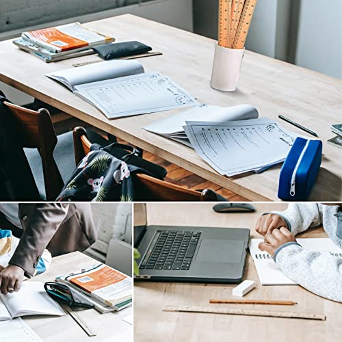 Asibt 30 Pack Wooden Rulers Student Rulers Wood School Rulers Measuring Ruler Office Rulers,2 Scale,30 Cm And 12 Inch #TOP3