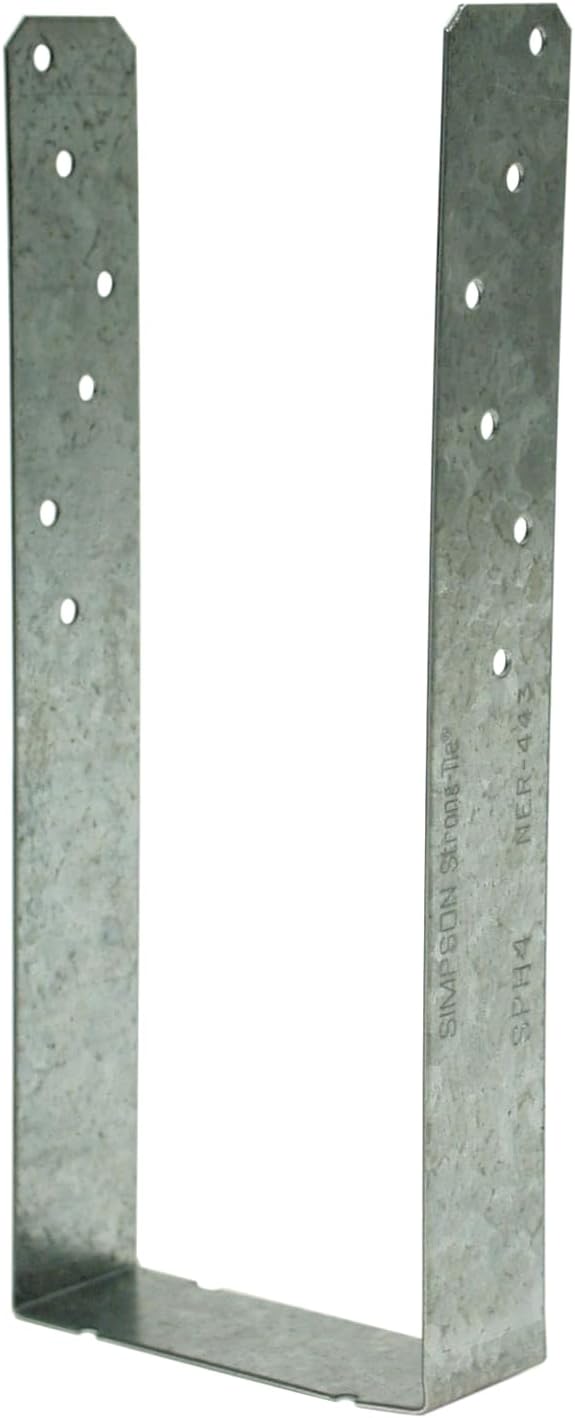 Simpson Strong-Tie SPH4 SPH 3-9/16 in. x 8-3/4 in. Galvanized Heavy-Duty Stud Plate Tie (Pack of 100)