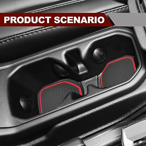 Kit 4 Inserts Portavasos para Wrangler JL/JLU y Gladiator JT miniatura 3